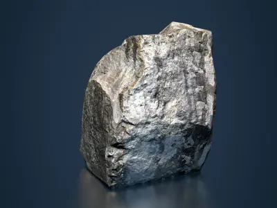 Rock low poly Low-poly 3D model purchase