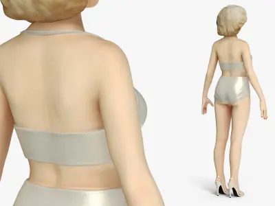  Marilyn Monroe A Pose Bikini Statue 