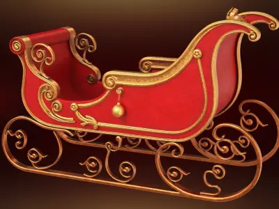  Santa Claus Sleigh 