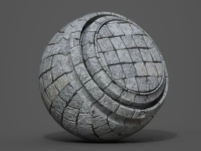 5 stone paving sbsar and 4k textures Texture