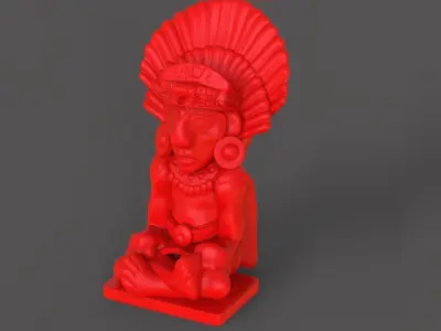 The Mayan Statue 3D print model