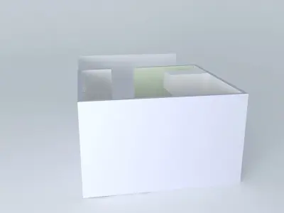 live house with bars on windows Free 3D model