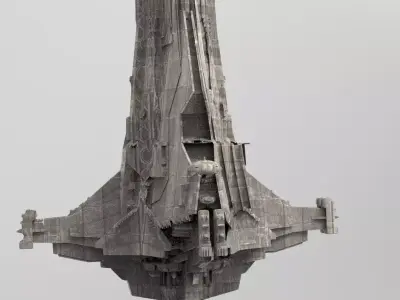 Colossal Space Temple 3  3D model