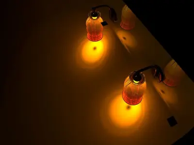 Modern Wall Light 3D model