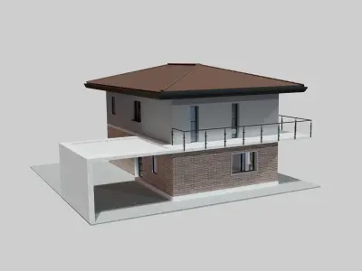 Modern Villa House 3D model