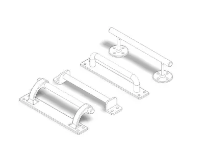 DOOR HANDLES 3D model get