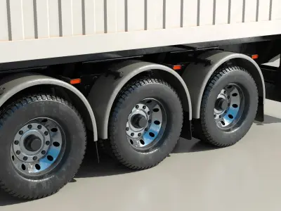  Shipping Container Trailer with Container 