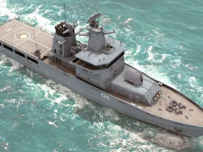  Lurssen OPV 80 Patrol Vessel 