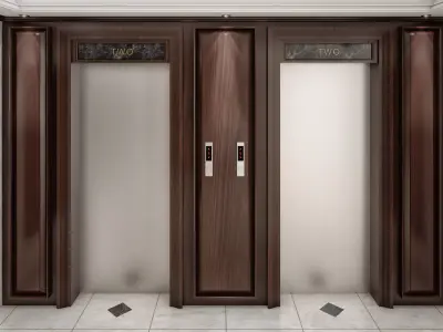 Elevator Design Low-poly 3D model