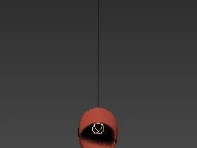 Contemporary outdoor pendant lighting 3D model purchase