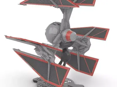 STAR WARS TIE DEFENDER ELITE 3D print model