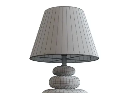 Table Lamp Pebbles Design 3D model