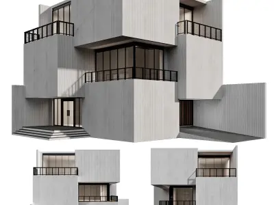 MODERN HOUSE NO6 A 3D model