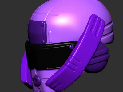 helmet high poly sculpt 3d printable 3D model 3D model