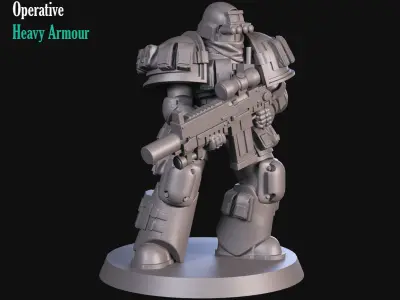 Sci fi Operative 3D print model