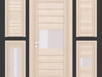 Ital doors Light Oak 2 3D model