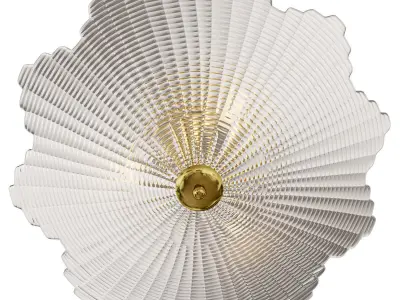 Mini Venetian Star Shaped Ceiling Fixture Contemporary 3D model
