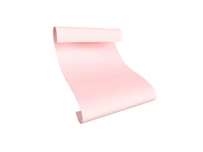 Cartoon Paper v1 003 Low-poly 3D model