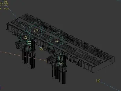 Satellite City - Bridge 00 3D model
