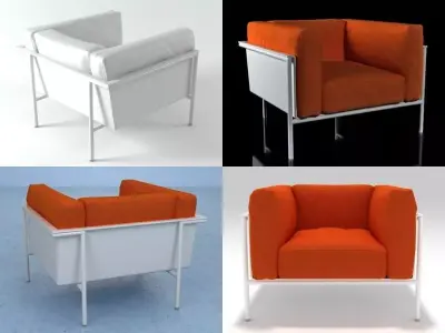 RR03 Armchair 3D model