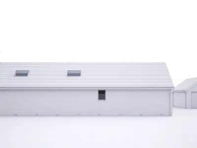 British House Barton Road 3 3D model