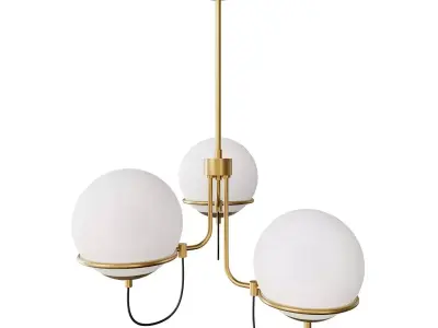 Aeron 40 Pendant White - Nordlux Free 3D model