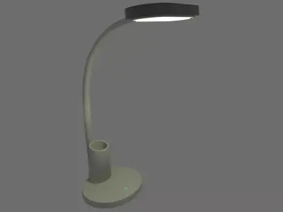 Modern Study Desk Lamp Blender 3D Model Low-poly 3D model