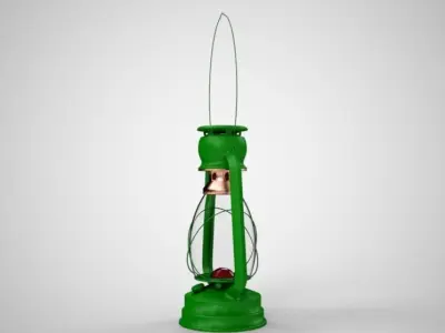 Lantern Low-poly 3D model