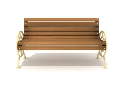  Exterior Bench 08 3D model