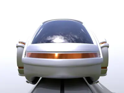 Future Train 01 3D model