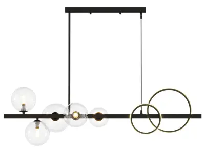 Bubi Chandelier Low-poly 3D model