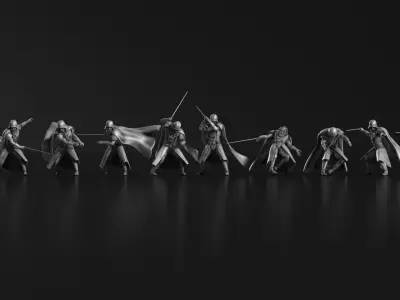 Darth Vader Figure Set 01 3D print model