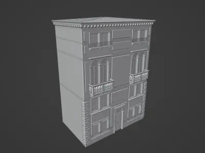 Italian house 3D model get