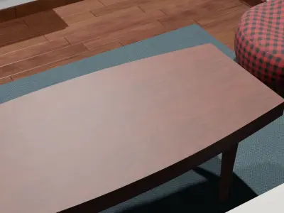 Normal Ordinary Living Room 3D model