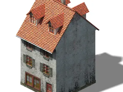 Heterogeneous - Building - Building B Building 04 3D model