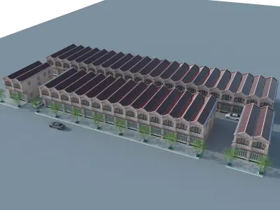 flat house 01 3D model