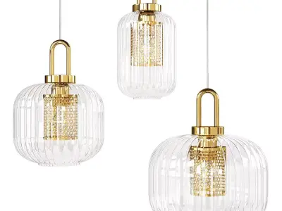 FRIST chandelier  Low-poly 3D model