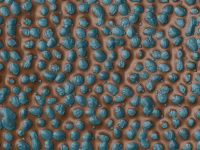 Vein Brass Metallic Decor PBR Seamless Texture