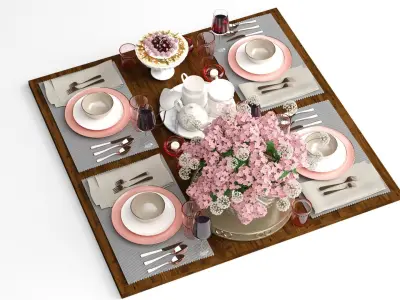 Kitchen Set Model 2 3D model