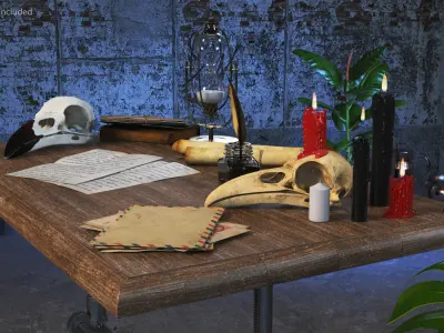  Occultists Writing Desk 