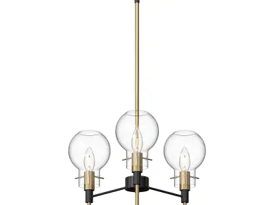 Satilla 3 Chandelier 3D model