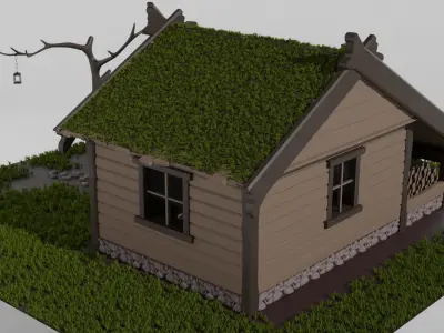 Hunter house  3D model  Free 3D model
