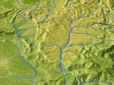 Brazil High resolution 3D relief maps 3D model