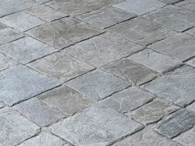 Mrf-Pavement Set32 Low-poly 3D model