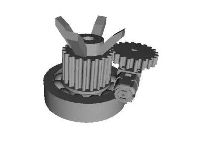 Disco Ball Rotator 3D print model