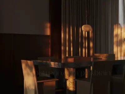 Modern livingroom 03 3D model