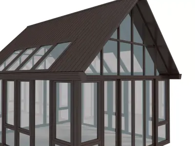 Greenhouse 3 Low-poly  3D model