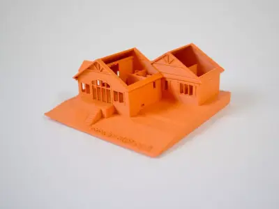 I printed my parents house in Canada Free 3D print model