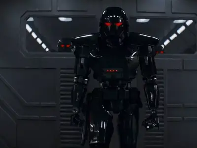 Dark Trooper Door Frame One12 Scale STL files 3D print model