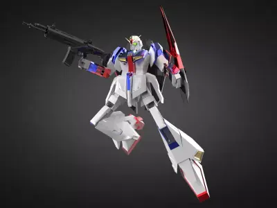 MSZ-006 Zeta Gundam 3D model